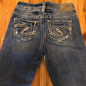 Silver jeans Suki mid rise skinny 26x31